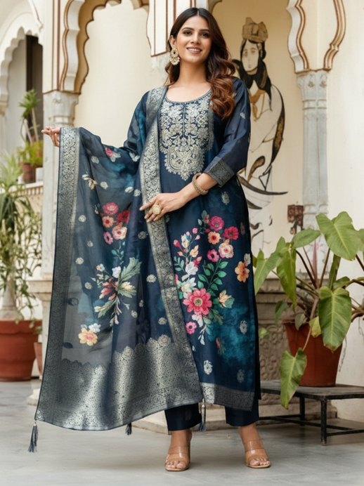 Premium Chanderi Suit