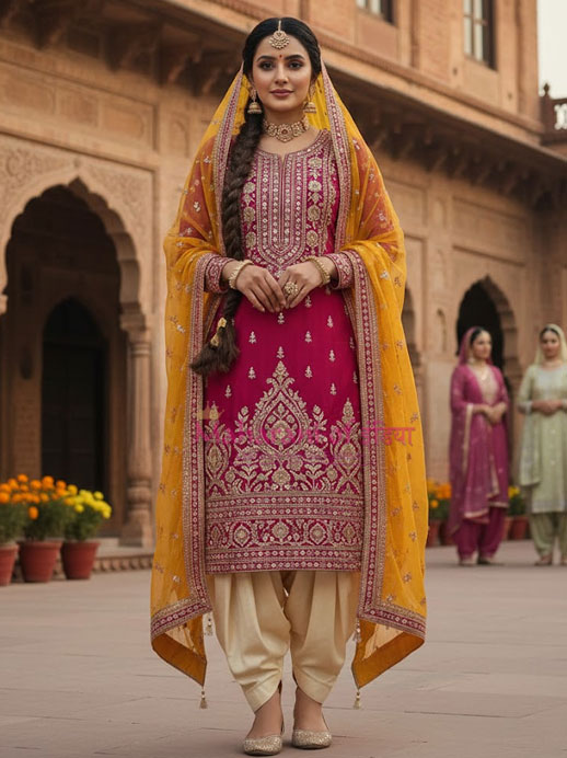 Embroidered Ladies Suit