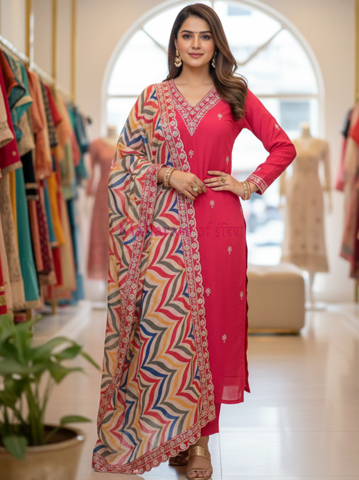 Latest rayon suit collection